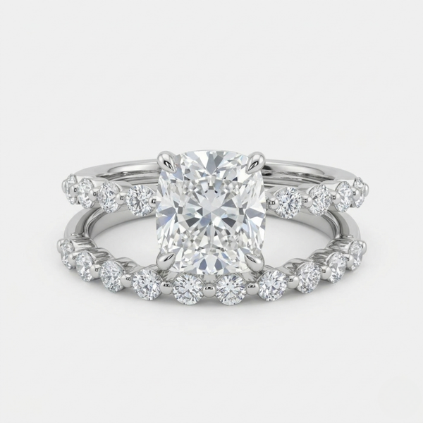 Stella Ring Set | White Gold