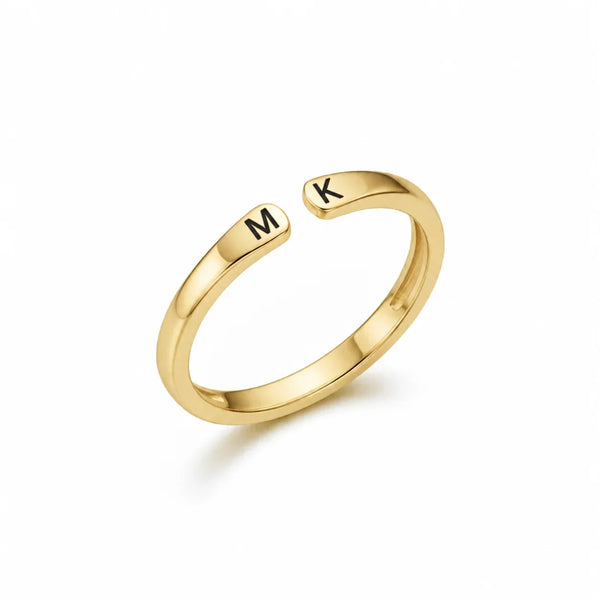 Lorenza Adjustable Initial Ring
